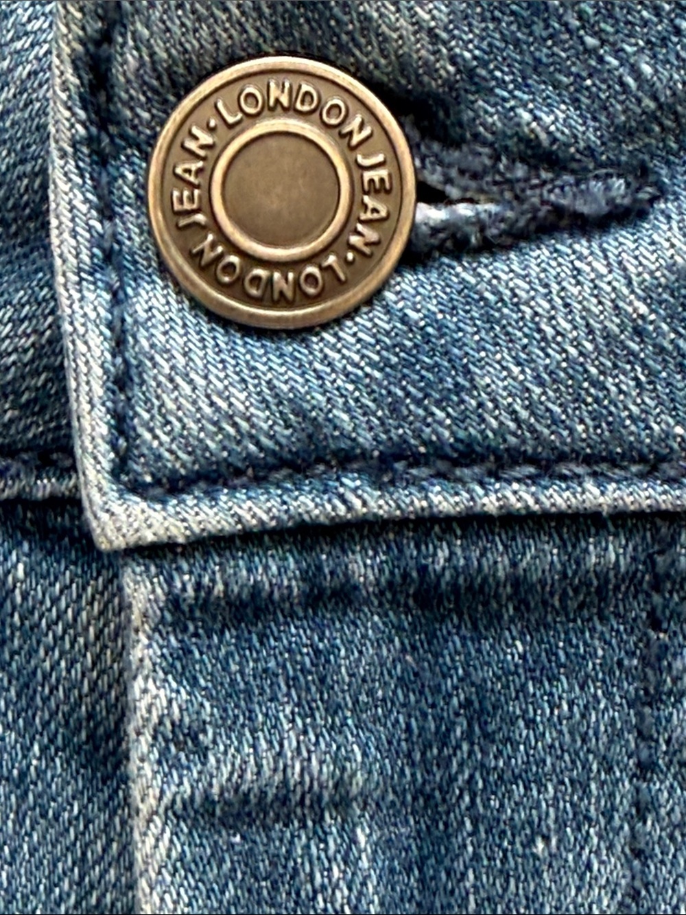 Vintage Victoria’s Secret Siren London Light Blue Distressed Skinny Jean-Size 4 - Picture 3 of 7
